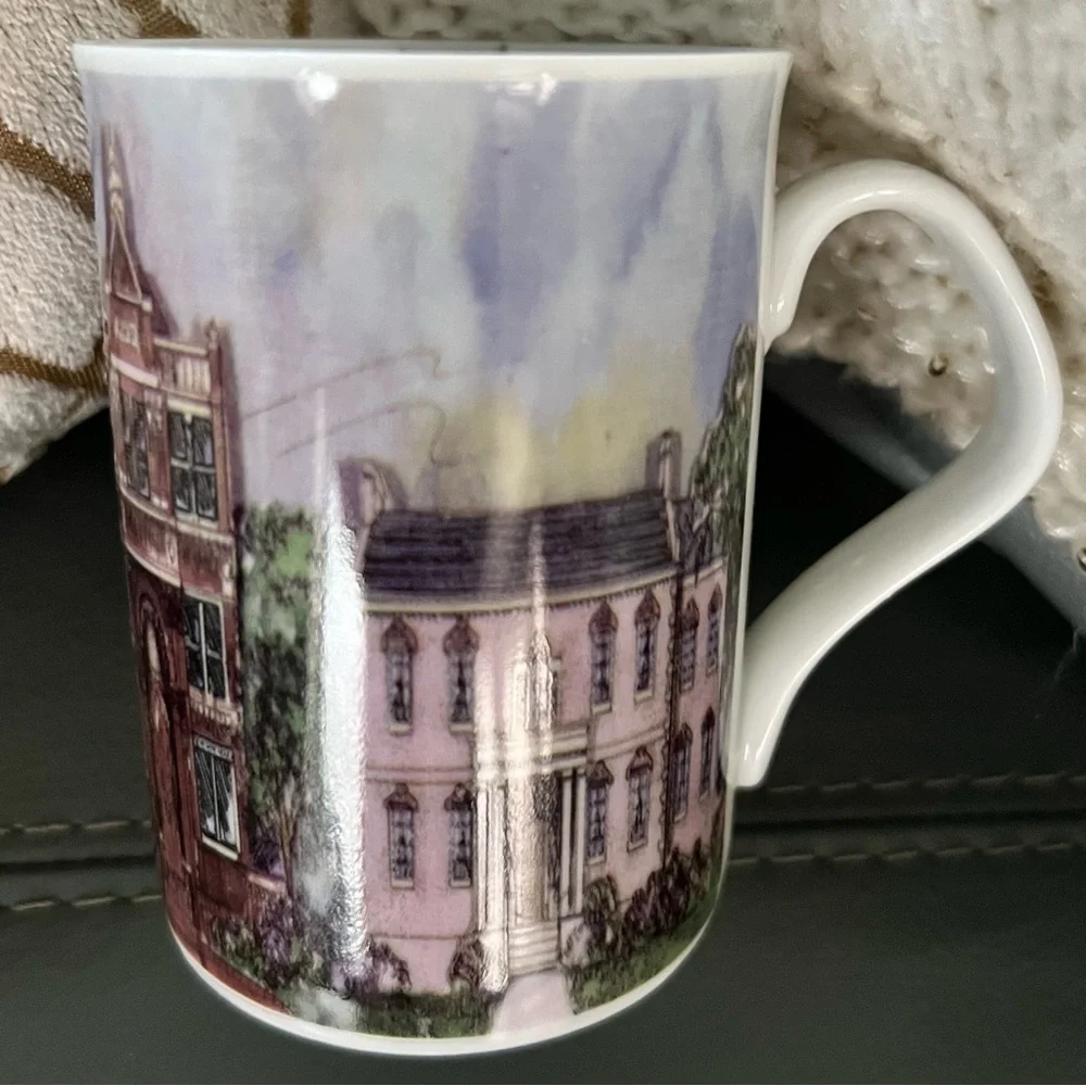 SAVANNAH Historic Scenic COFFEE Tea CUP Patsy Gullett FINE PORCELAIN 10 oz. Mug - Picture 3 of 10